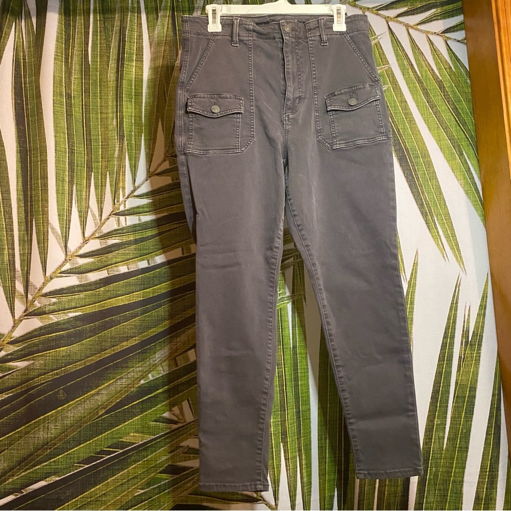 American Eagle Next Level Stretch High Rise Cargo Jeans